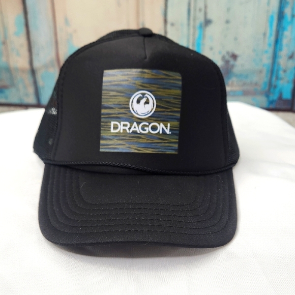 Dragon Alliance Black Trucker Hat - Picture 1 of 4